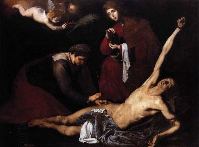 Jusepe de Ribera St Sebastian Tended by the Holy Women oil painting picture